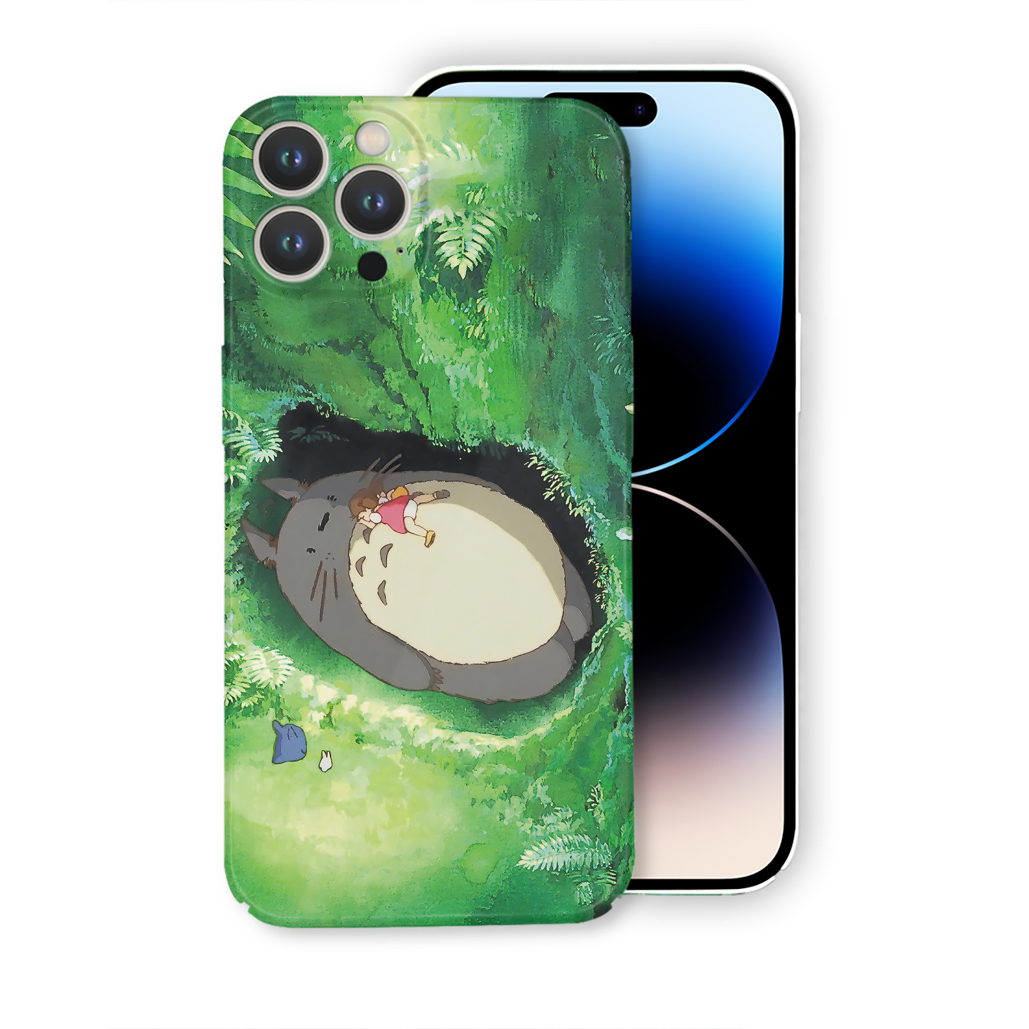 （画像用） となりのトトロ 草壁メイ 草壁サツキ My Neighbor Totoro Satsuki Kusakabe Mei Kusakabe 【iPhone 14シリーズ対応】ハードケース